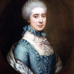 托马斯·庚斯博罗(Thomas Gainsborough)高清作品:Portrait of Mrs. Awse