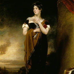 《亨利埃塔玛丽亚希尔，艾尔斯伯里的侯爵夫人》托马斯·劳伦斯(Thomas Lawrence)高清作品欣赏