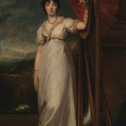 托马斯·劳伦斯(Thomas Lawrence)高清作品:Miss Laura Dorothea Ross (Mrs Francis Robertson)