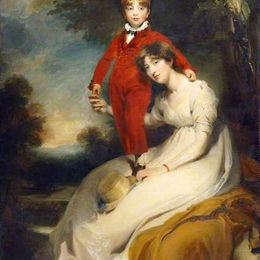 托马斯·劳伦斯(Thomas Lawrence)高清作品:Mrs Charles Thellusson, n&amp;ampée Sabine Robarts, and Her