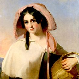 《伊丽莎白库克（本杰明富兰克林夫人）作为国家》托马斯·苏利(Thomas Sully)高清作品欣赏