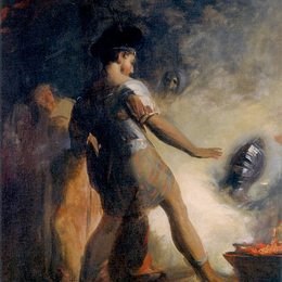 《《麦克白》中的女巫的地下室》托马斯·苏利(Thomas Sully)高清作品欣赏