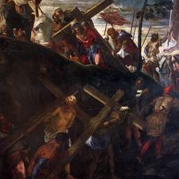 丁托莱托(Tintoretto)高清作品:The Ascent to Calvary