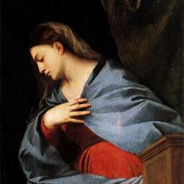 提香·韦切利奥(Titian)高清作品:Polyptych of the Resurrection Virgin Annunciate