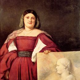 《女性肖像》提香·韦切利奥(Titian)高清作品欣赏