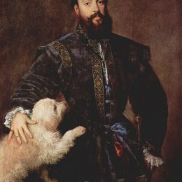 提香·韦切利奥(Titian)高清作品:Portrait of Federico II Gonzaga