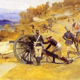 《新南威尔士炮兵炮兵队》汤姆·罗伯茨(Tom Roberts)高清作品欣赏