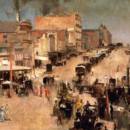 《波克圣西区的快板》汤姆·罗伯茨(Tom Roberts)高清作品欣赏