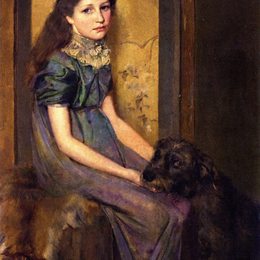 《蓝眼睛和布朗》汤姆·罗伯茨(Tom Roberts)高清作品欣赏