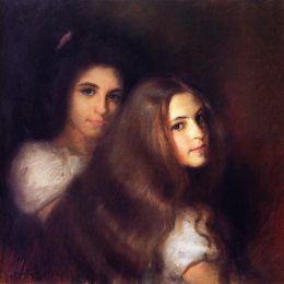 汤姆·罗伯茨(Tom Roberts)高清作品:Elizabeh and Carmen Pinschof