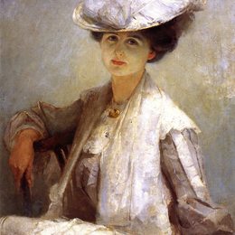 汤姆·罗伯茨(Tom Roberts)高清作品:Grey Lady (Mrs. Ince)