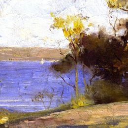 《景观，克雷蒙》汤姆·罗伯茨(Tom Roberts)高清作品欣赏
