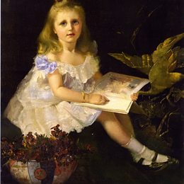《路易斯，汉王的女儿。李史密斯》汤姆·罗伯茨(Tom Roberts)高清作品欣赏