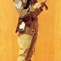 汤姆·罗伯茨(Tom Roberts)高清作品:Sergeant R.D. Fraser, Mounted Rifles