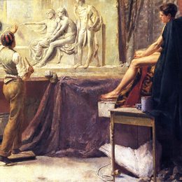 《雕塑家工作室》汤姆·罗伯茨(Tom Roberts)高清作品欣赏