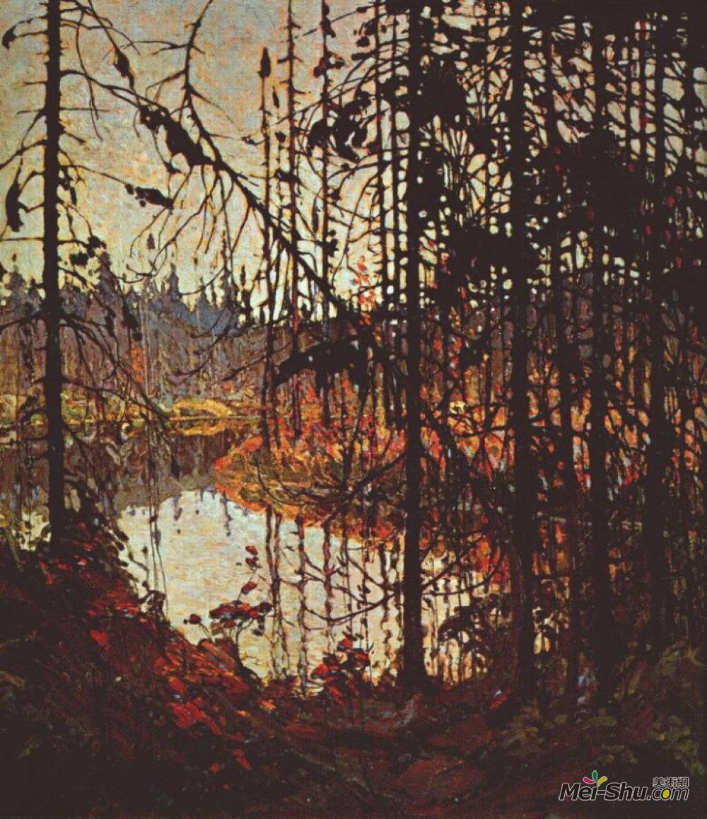 《北江》汤姆·汤姆森(tom thomson)高清作品欣赏