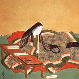 土佐光起(Tosa Mitsuoki)高清作品:Murasaki Shikibu (detail)