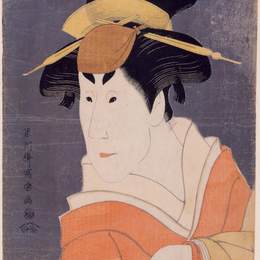 东洲斋写乐(Tōshūsai Sharaku)高清作品:Kabuki Actor Osagawa Tsuneyo II, Possibly in the R&amp;amp?