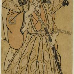 东洲斋写乐(Tōshūsai Sharaku)高清作品:Ichikawa Danjūrō VI as Fuwa Bansaku