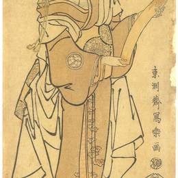 东洲斋写乐(Tōshūsai Sharaku)高清作品:Iwai Hanshirō IV as Kōtō no Naishi