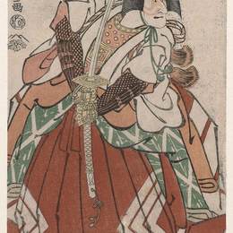 东洲斋写乐(Tōshūsai Sharaku)高清作品:Ichikawa Komazō III as Shinozuka Gorō