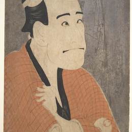 东洲斋写乐(Tōshūsai Sharaku)高清作品:Arashi Ryūzō I as Ishibe Kinkichi in the Play &amp;ampquotHana