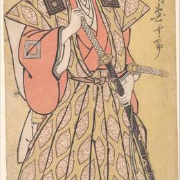 东洲斋写乐(Tōshūsai Sharaku)高清作品:Ichikawa Danjuro VI as Funa Bansaku,son of Fuwa Banzayemon