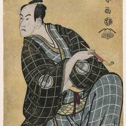 东洲斋写乐(Tōshūsai Sharaku)高清作品:Bandō Hikosaburō III as Obiya Chōemon