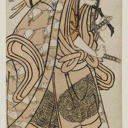 东洲斋写乐(Tōshūsai Sharaku)高清作品:Kabuki Actor Onoe Matsusuke I as the Lay Priest Yuasa Magoro