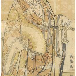 东洲斋写乐(Tōshūsai Sharaku)高清作品:Bandō Hikosaburō III as Kudōzaemon Suketsune