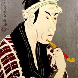 东洲斋写乐(Tōshūsai Sharaku)高清作品:Kōshirō Matsumoto IV as Sakanaya Gorobee