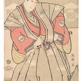 东洲斋写乐(Tōshūsai Sharaku)高清作品:Kabuki Actor Sawamura Sōjūrō III as Soga Jūrō Sukenari