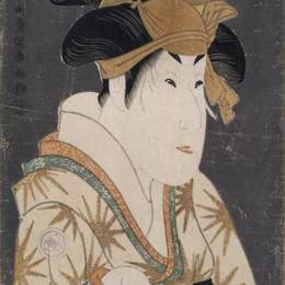 东洲斋写乐(Tōshūsai Sharaku)高清作品:Segawa Kikujuro Iii as Oshizu, Wife of Tanabe Bunzo