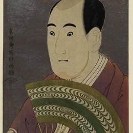 东洲斋写乐(Tōshūsai Sharaku)高清作品:Kabuki Actor Sawamura Sojurō Iii as Ogishi Kurando