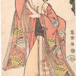 东洲斋写乐(Tōshūsai Sharaku)高清作品:Actor Sakakiyama Sangorō II as Princess Odae, Daughter of Mi