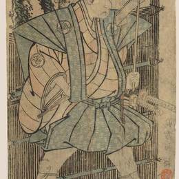 东洲斋写乐(Tōshūsai Sharaku)高清作品:Kabuki Actor Bandō Mitsugorō III as Katsura Kokingo Haruhis