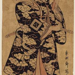 东洲斋写乐(Tōshūsai Sharaku)高清作品:Ichikawa Yaozō III as Fuwa Banzaemon