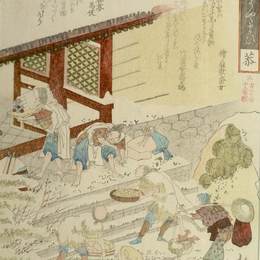 《十八件旧礼物，带着礼物去寺庙》鱼屋北溪(Toyota Hokkei)高清作品欣赏