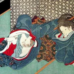 《滨海》歌川国贞(Utagawa Kunisada)高清作品欣赏