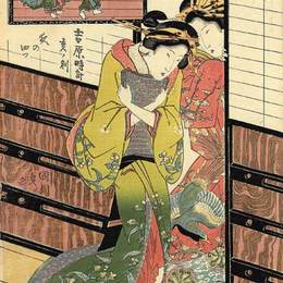 《吉田》歌川国贞(Utagawa Kunisada)高清作品欣赏