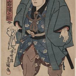 《相扑摔跤手》歌川国贞(Utagawa Kunisada)高清作品欣赏