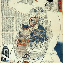 《饮食生活规律》歌川国贞(Utagawa Kunisada)高清作品欣赏