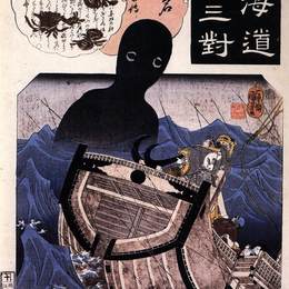 《东京的赛车》歌川国芳(Utagawa Kuniyoshi)高清作品欣赏