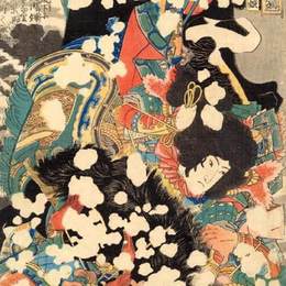 《风靡一时的八人英雄》歌川国芳(Utagawa Kuniyoshi)高清作品欣赏