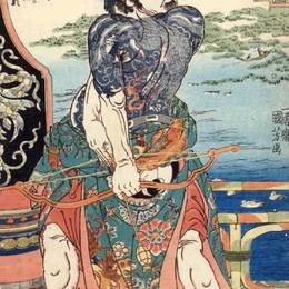 《风靡一时的八人英雄》歌川国芳(Utagawa Kuniyoshi)高清作品欣赏