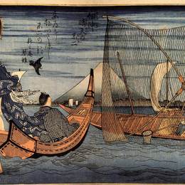 《富士山观》歌川国芳(Utagawa Kuniyoshi)高清作品欣赏