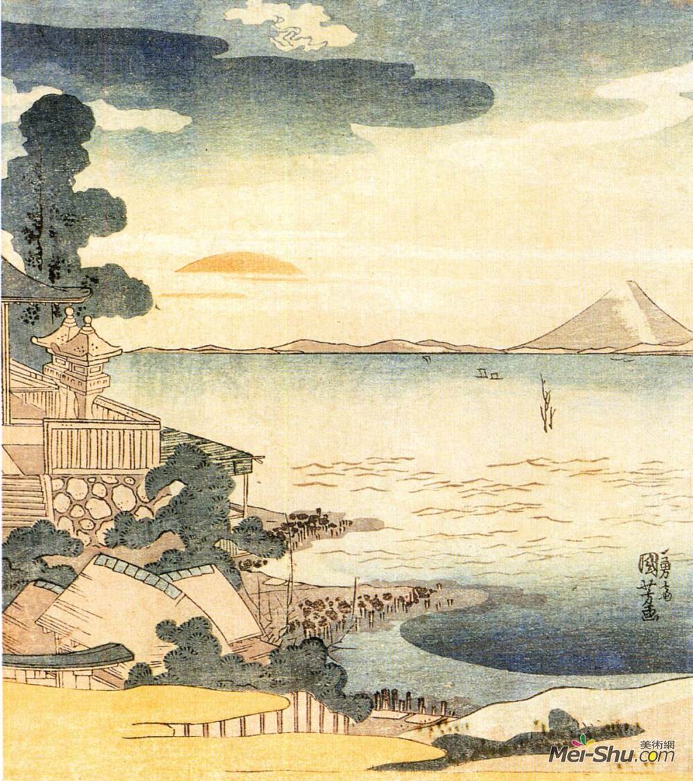 富士山观歌川国芳utagawakuniyoshi高清作品欣赏