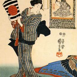 《女人》歌川国芳(Utagawa Kuniyoshi)高清作品欣赏