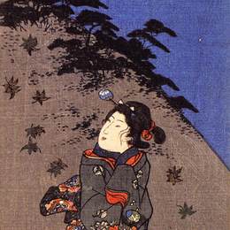《贞淑贞女》歌川国芳(Utagawa Kuniyoshi)高清作品欣赏