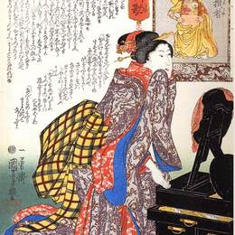 《女人》歌川国芳(Utagawa Kuniyoshi)高清作品欣赏